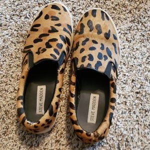 Steve Madden, leopard print, ecentric size 7.